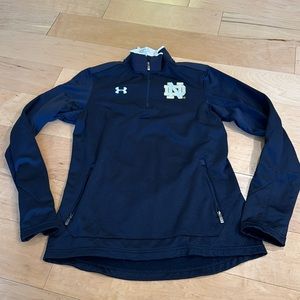 Notre Dame Under Armour Cold Gear Quarter Zip
